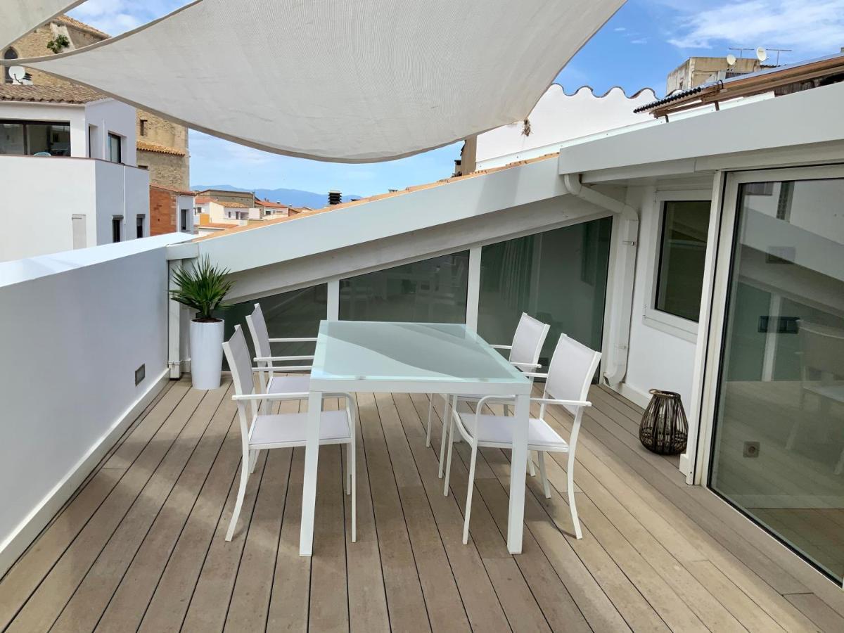 Duplex Can Quim, Terrace Boutique Apartment L' Escala Exteriör bild